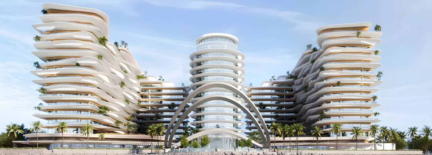 Elara by Durar Group, Al Marjan Island. Render supplied by developer.