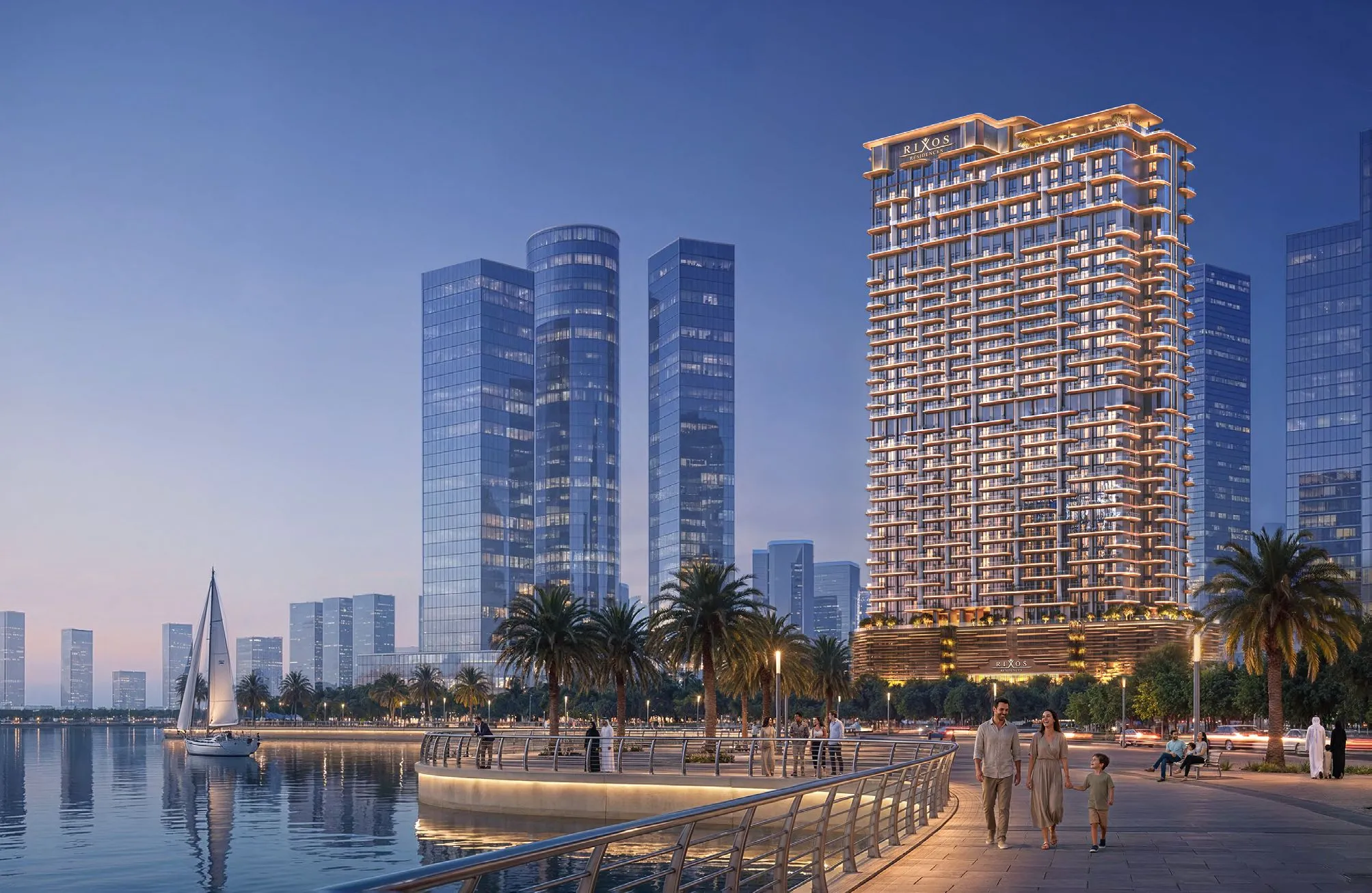 Rixos Al Reem Residences by East & West Properties, Al Reem Island. Render supplied by developer.