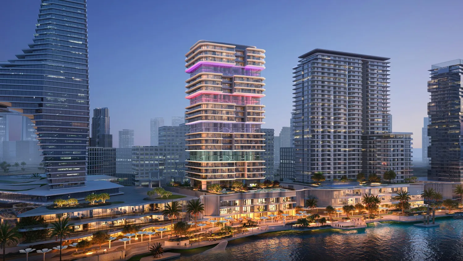 The Artery Residences by IMKAN Properties, Al Reem Island. Render supplied by developer.