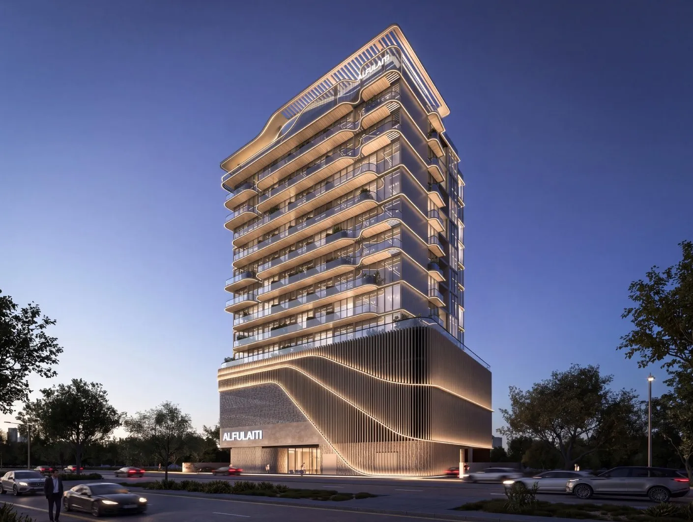 Alfulaiti Residence by Alfulaiti Development, Wadi al safa 5. Render supplied by developer.