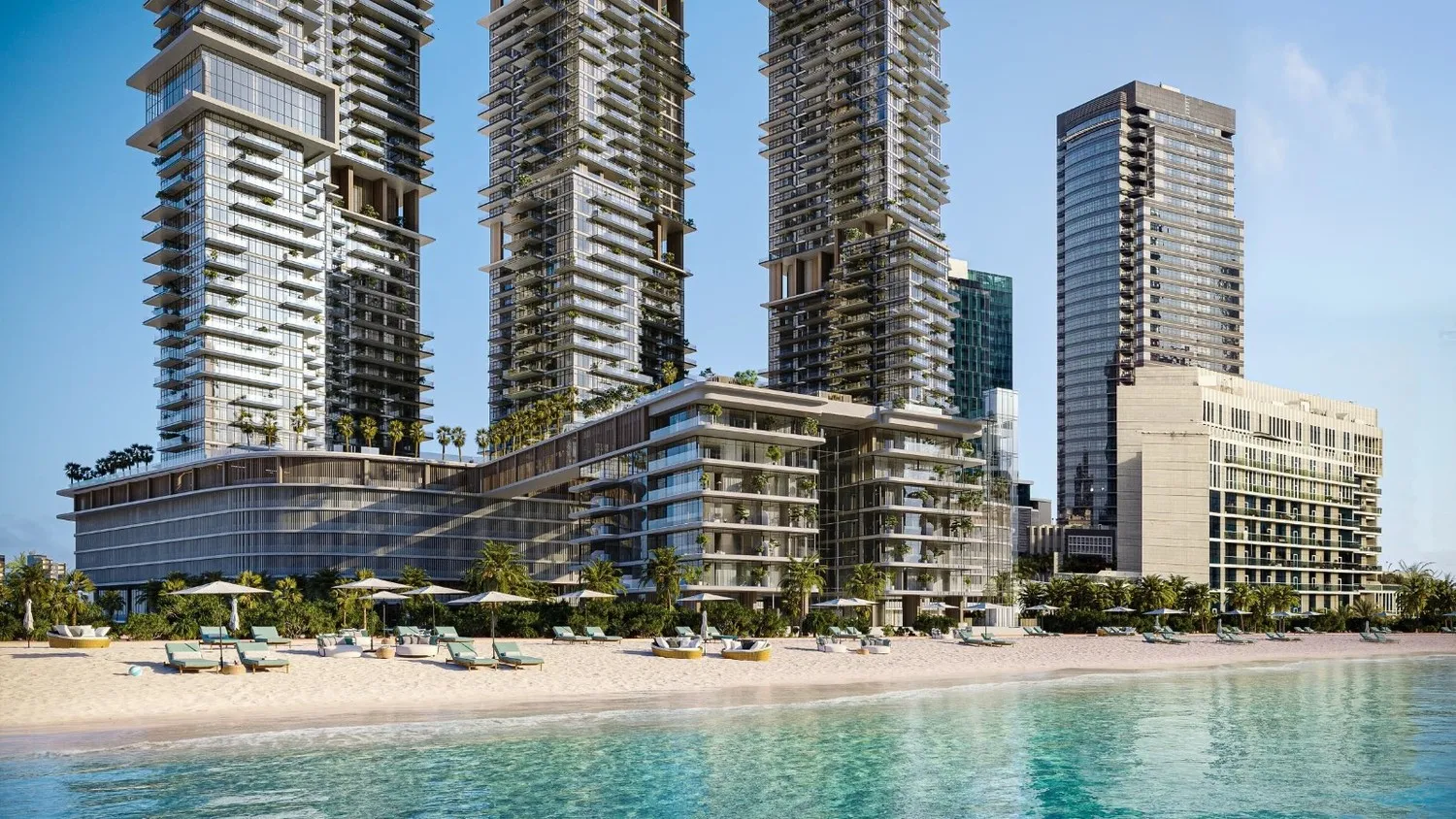 Bab Al Qasr Residence 77 by Burtville Developments, Abu Dhabi Industrial City. Render supplied by developer.