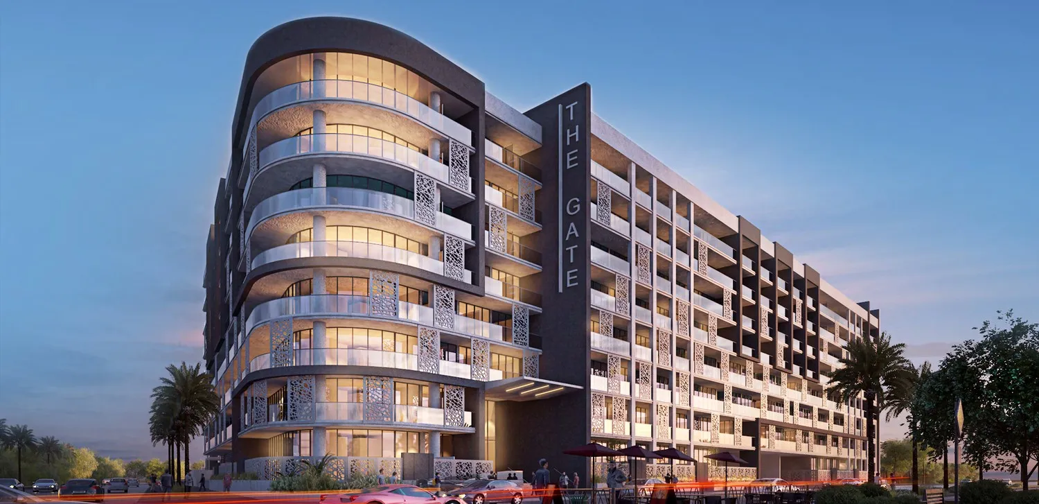 The Gate by Reportage, Masdar City. Render supplied by developer.
