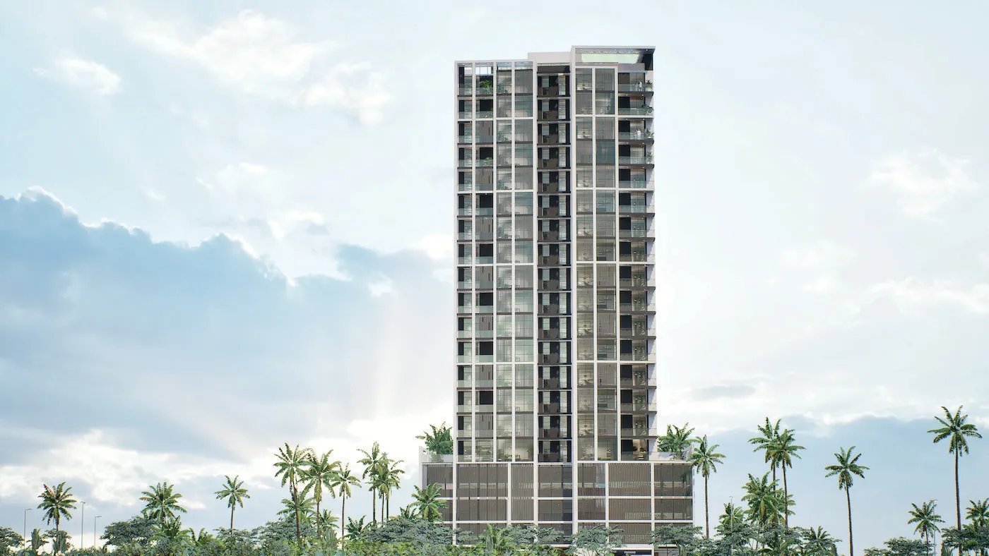 Valore by SRG Holding Limited, JVC (Jumeirah Village Circle). Render supplied by developer.
