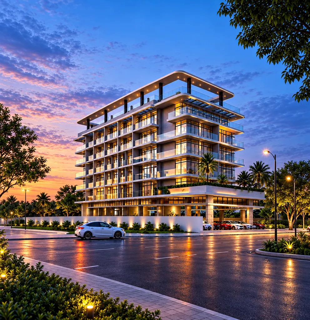 Lenjawi Diamond by Lenjawi Real Estate Development, image 1 of 7. Render supplied by developer.