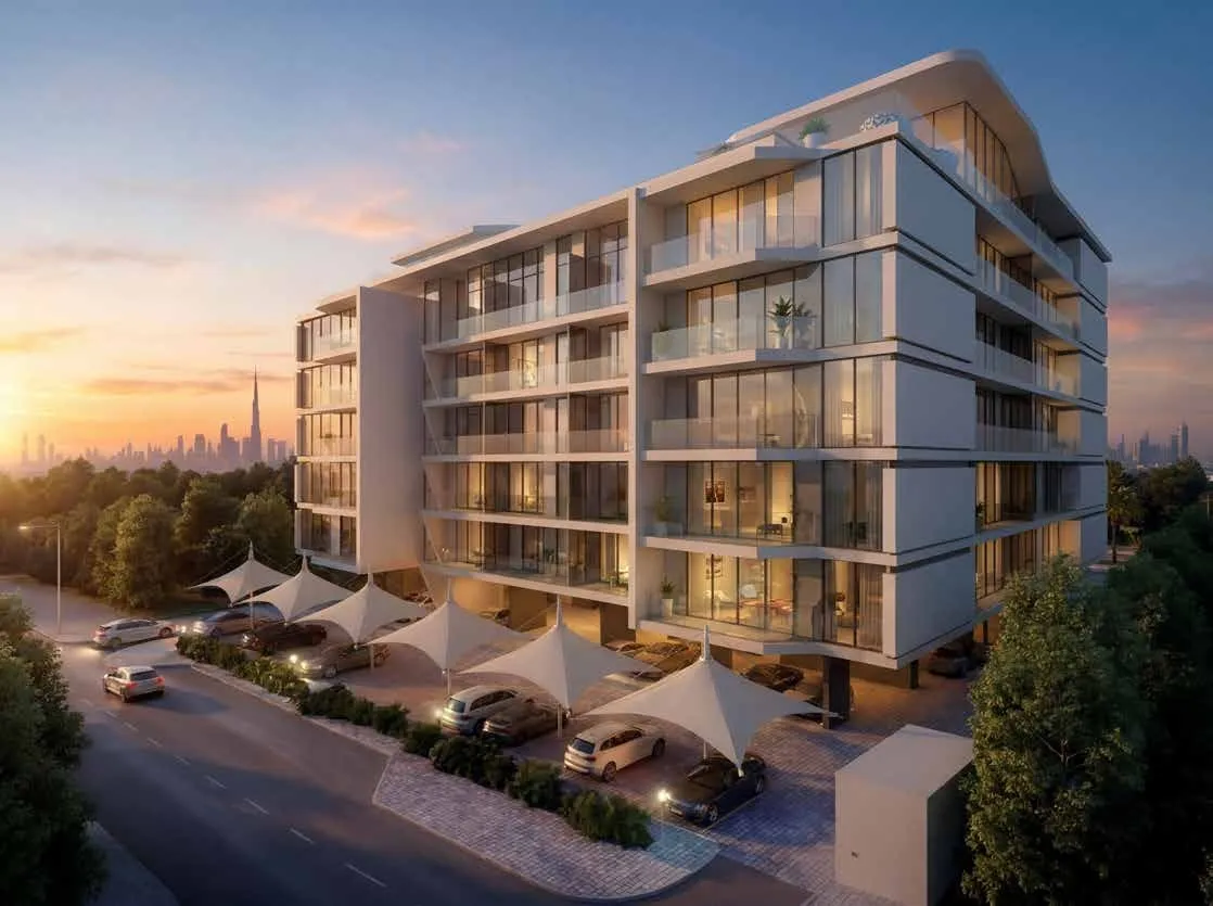 Cresswell Homes by Merath Management, Dubai South. Render supplied by developer.