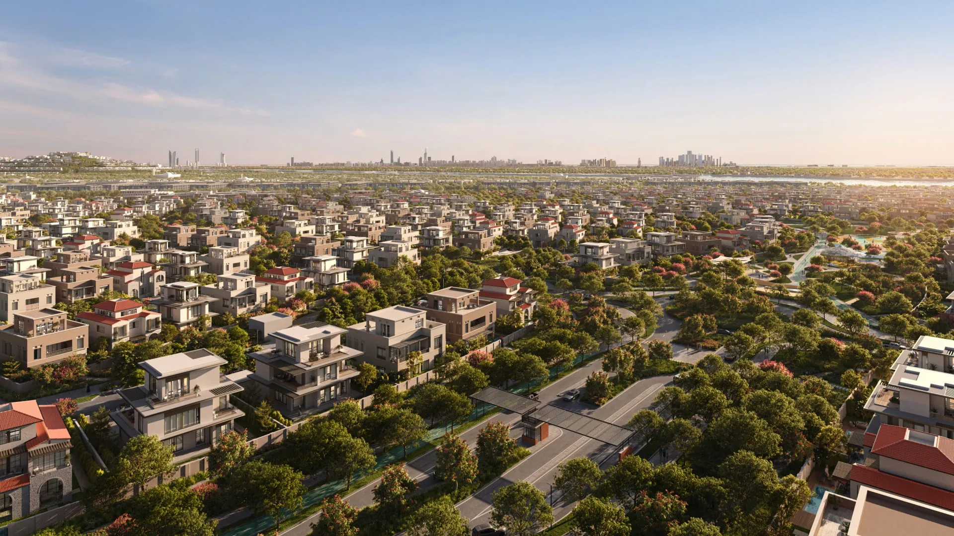 Wadeem Gardens by Modon, Abu Dhabi Industrial City. Render supplied by developer.