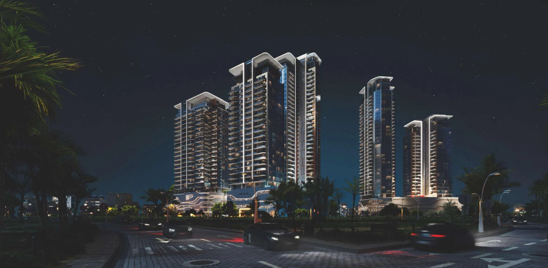The Orchard Place Tower C by Peak Summit Real Estate Development, JVC (Jumeirah Village Circle). Render supplied by developer.