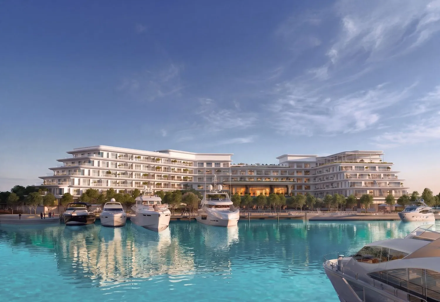 Bristol Hotel & Residences at Ramhan Island by Eagle Hills, Ramhan Island. Render supplied by developer.