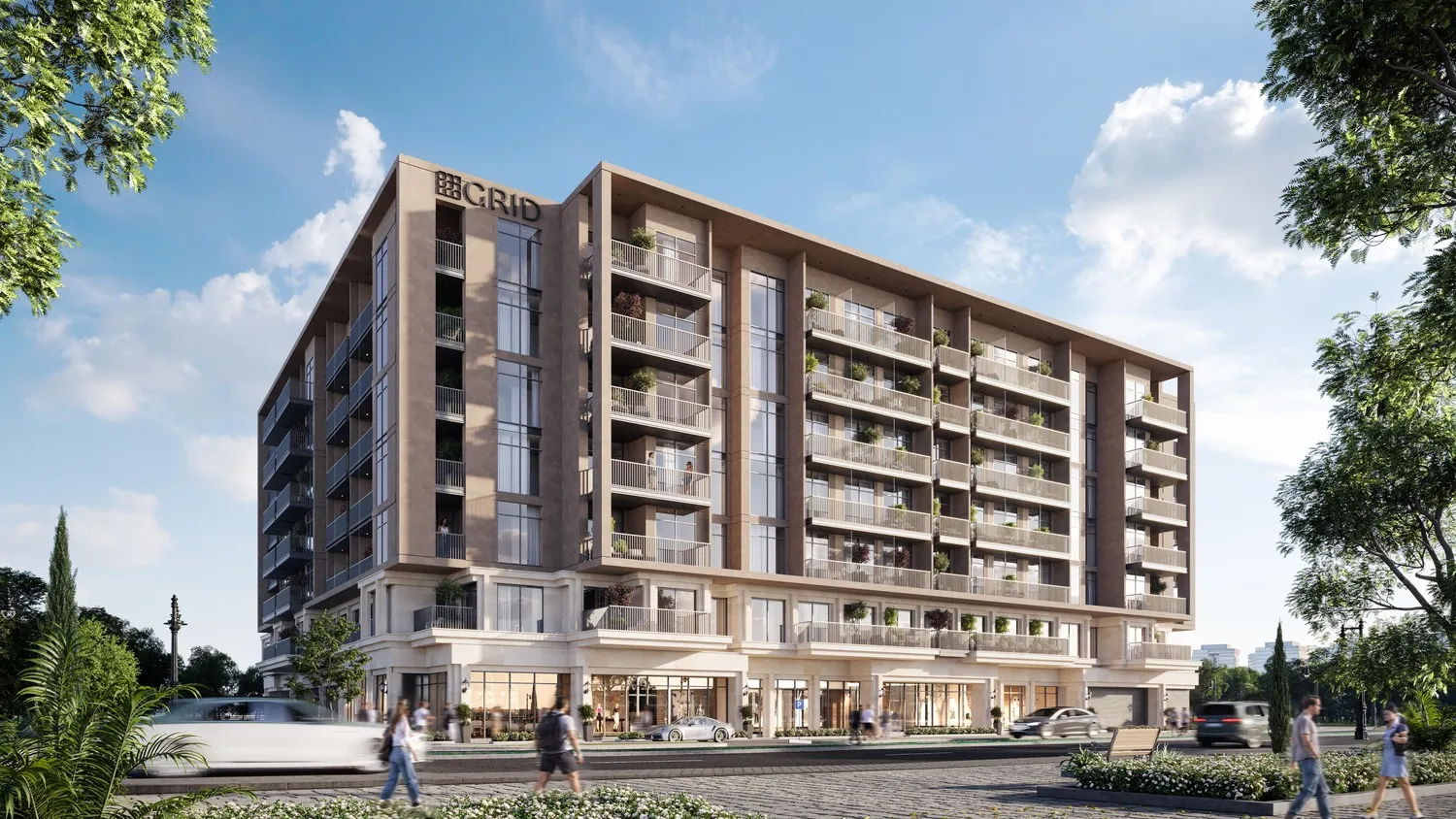 Aris By Grid, Dubai South. Render supplied by developer.