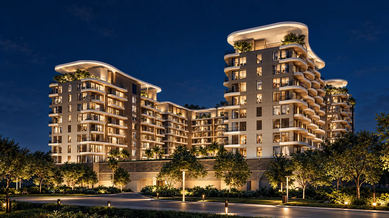 Sorrento by Damac, Damac Lagoons. Render supplied by developer.
