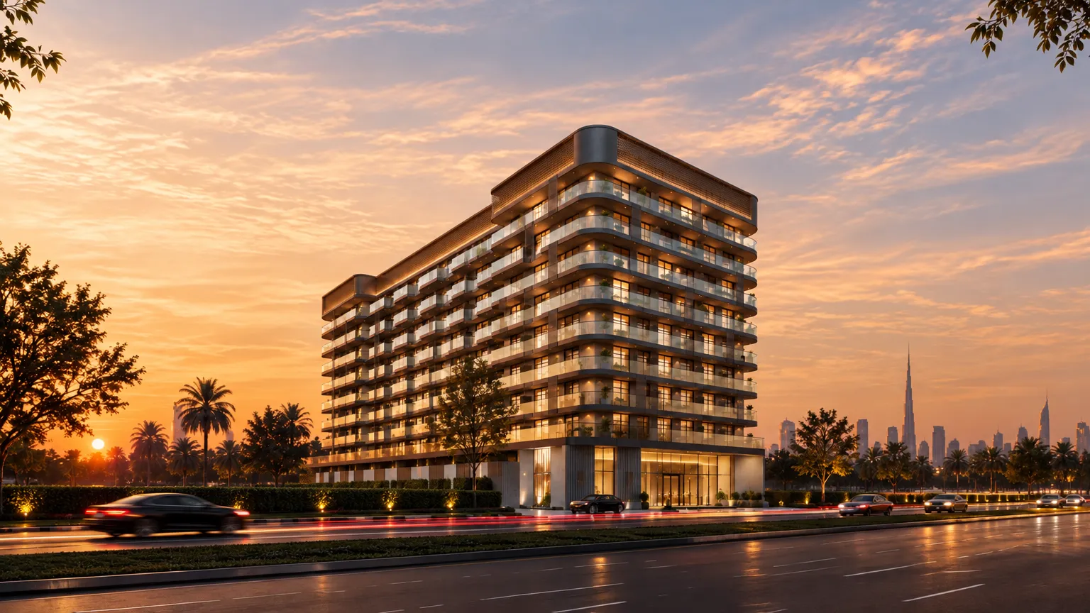 New Project by AYS Developers, Dubai Production City. Render supplied by developer.