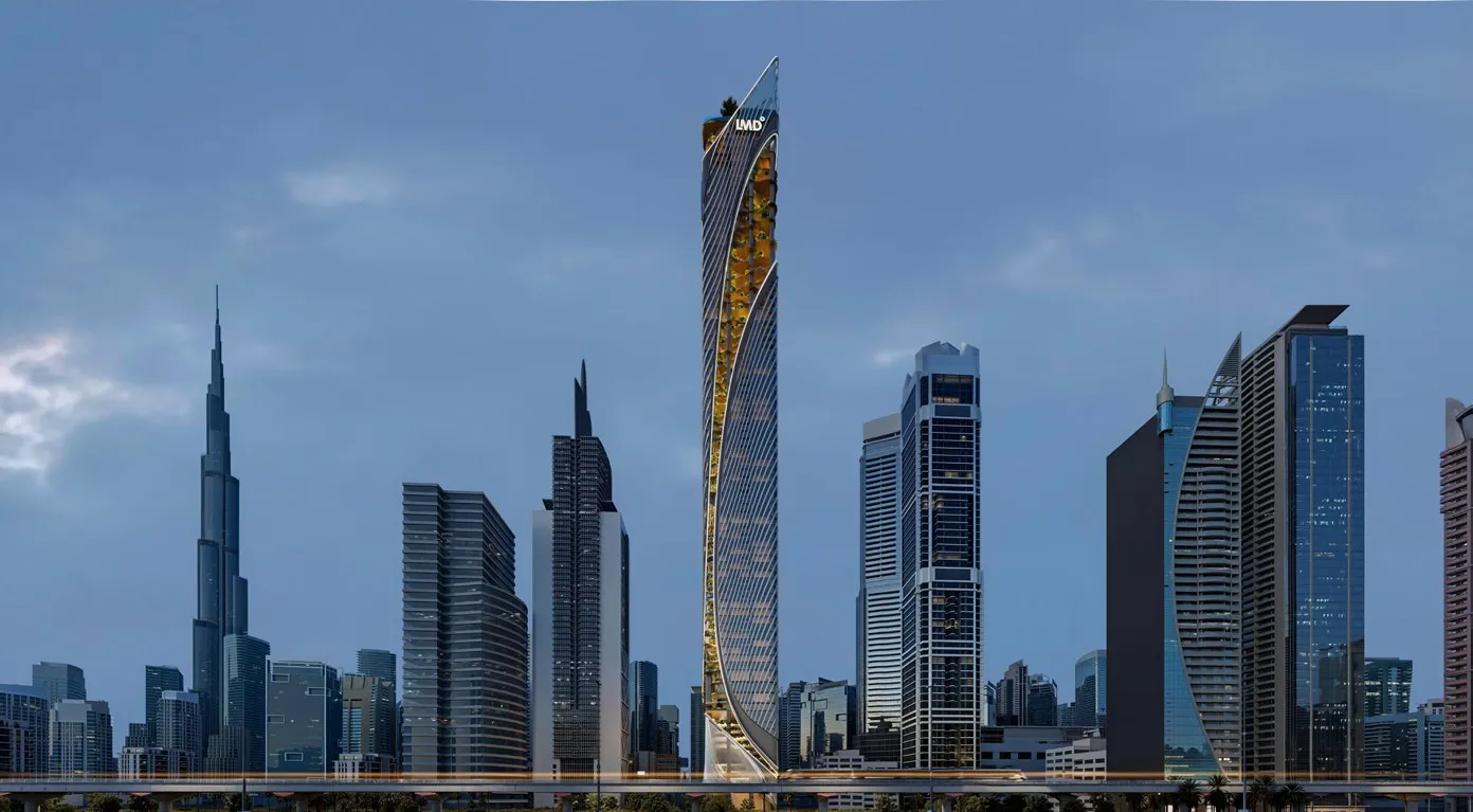 Christian A. Rockefeller Business Tower by LMD, Business Bay. Render supplied by developer.