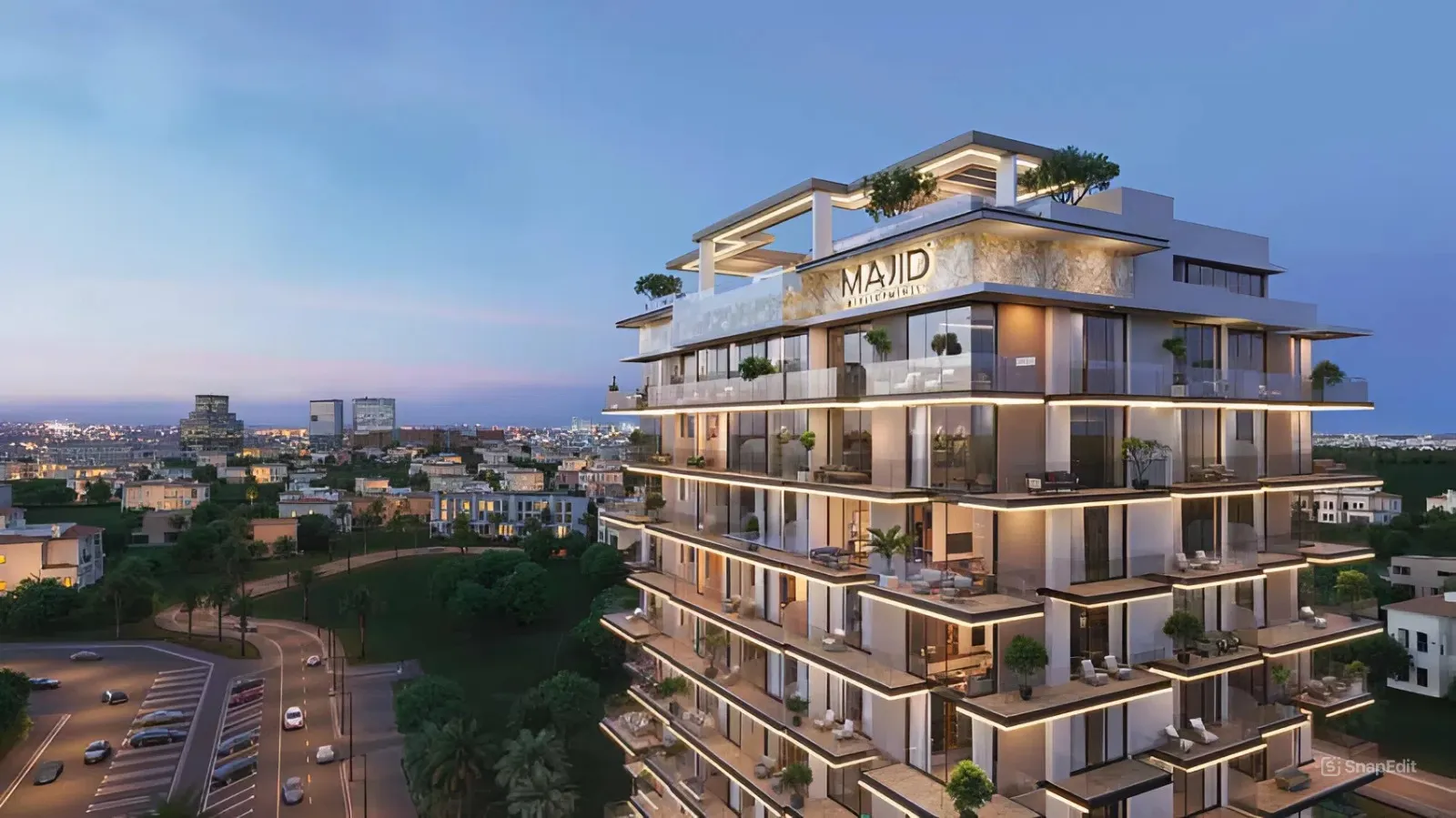 Arlington Park 2 by Majid Developments, Wadi al safa 5. Render supplied by developer.