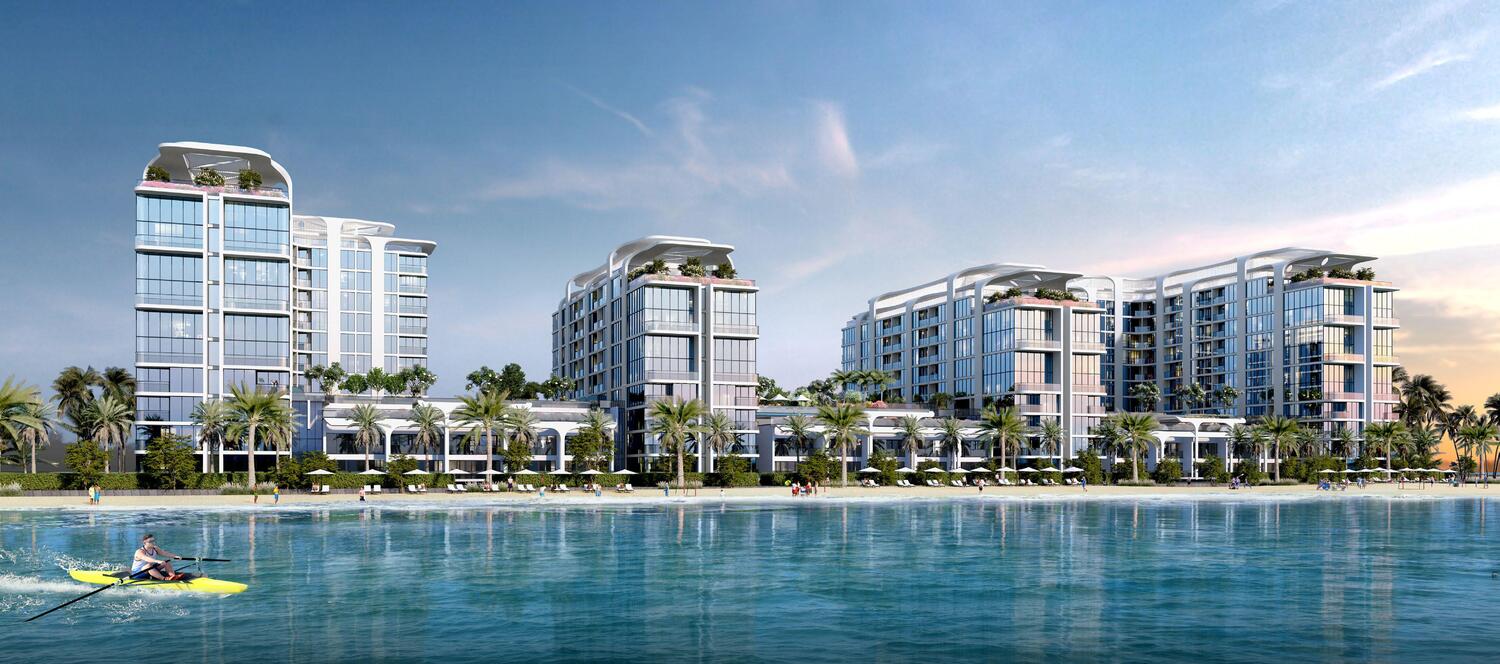 Starline Beach Residences by Sobha, image 1 of 5. Render supplied by developer.