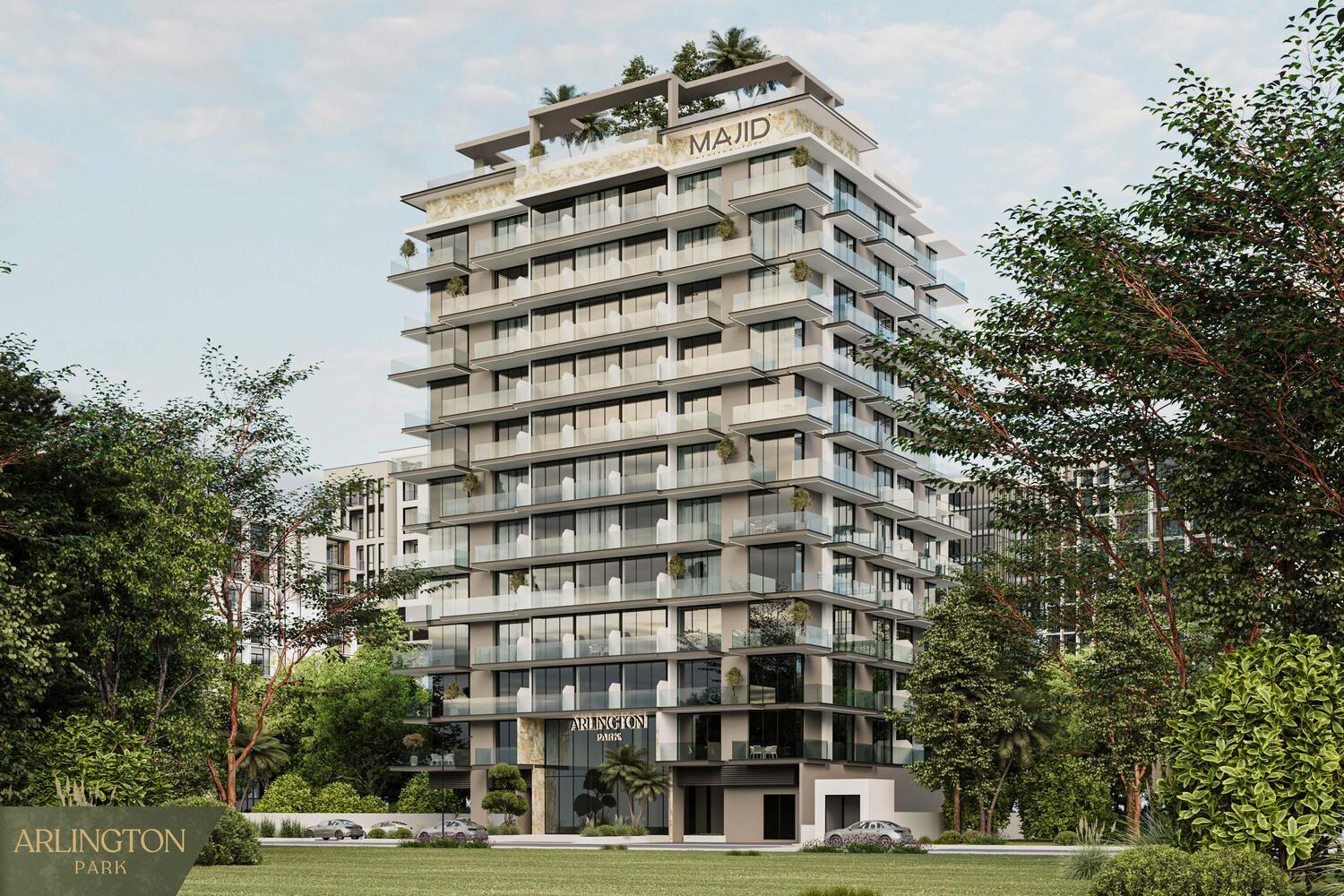 Arlington Park by Majid Developments, image 1 of 17. Render supplied by developer.