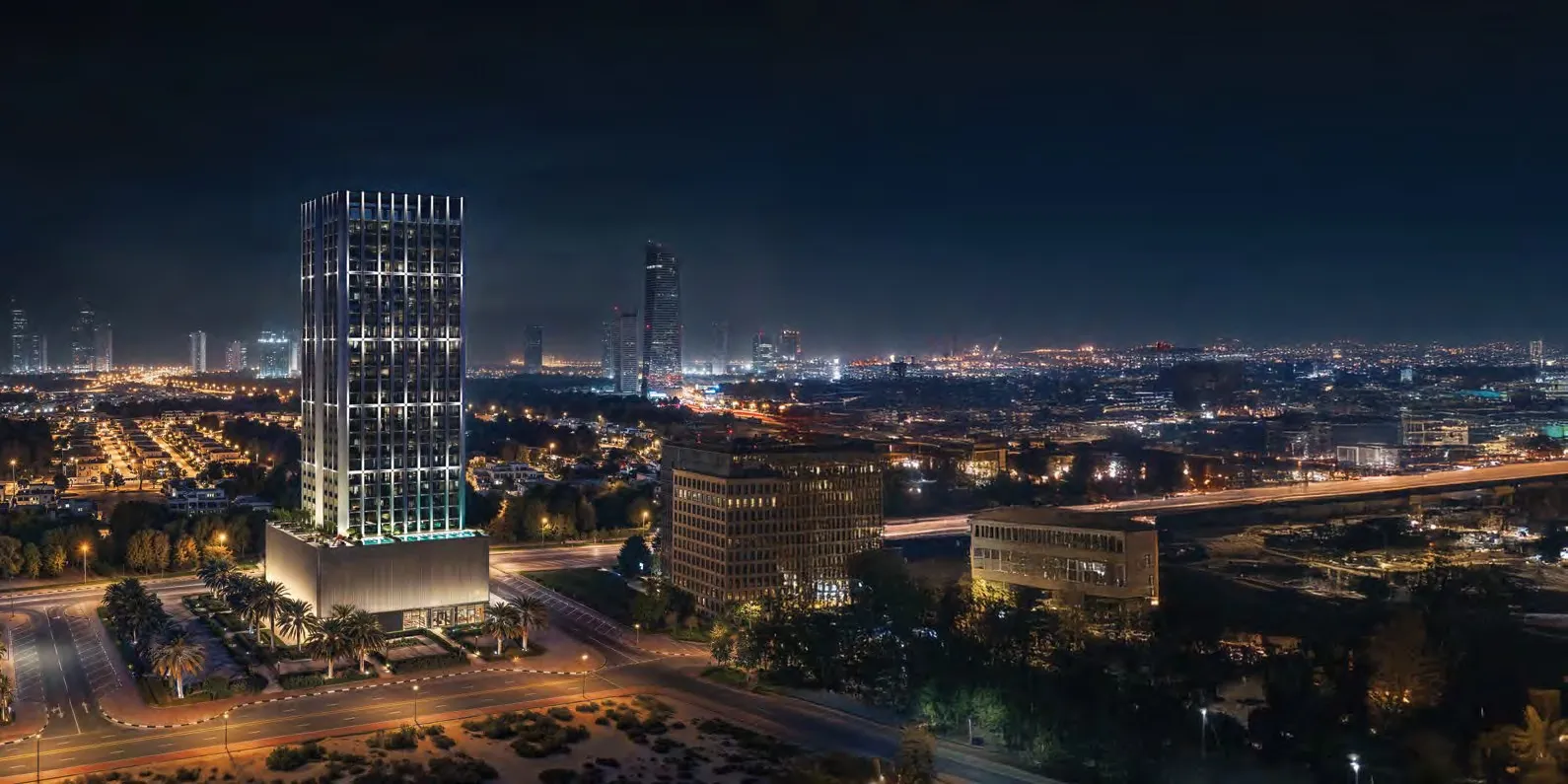 Binghatti Etherea, image 1 of 9. Render supplied by developer.