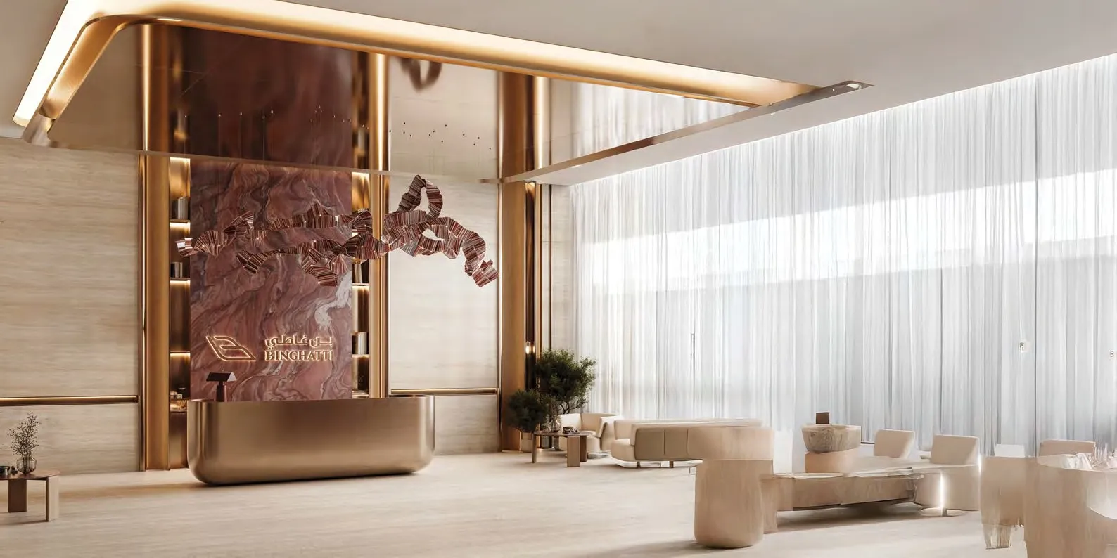 Binghatti Etherea, image 8 of 9. Render supplied by developer.