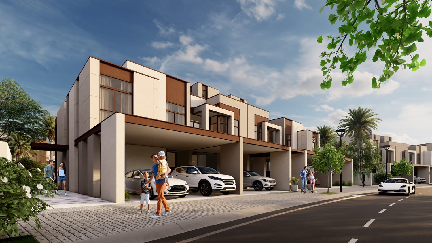 Mudon Al Ranim 7, 8 by Dubai Properties, image 2 of 7. Render supplied by developer.