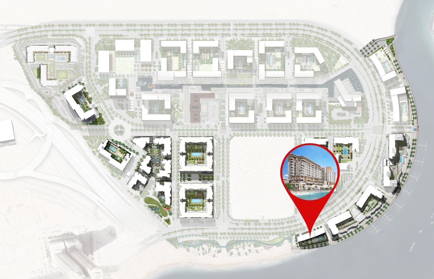 GEM Residences by Eagle Hills, image 8 of 8. Render supplied by developer.
