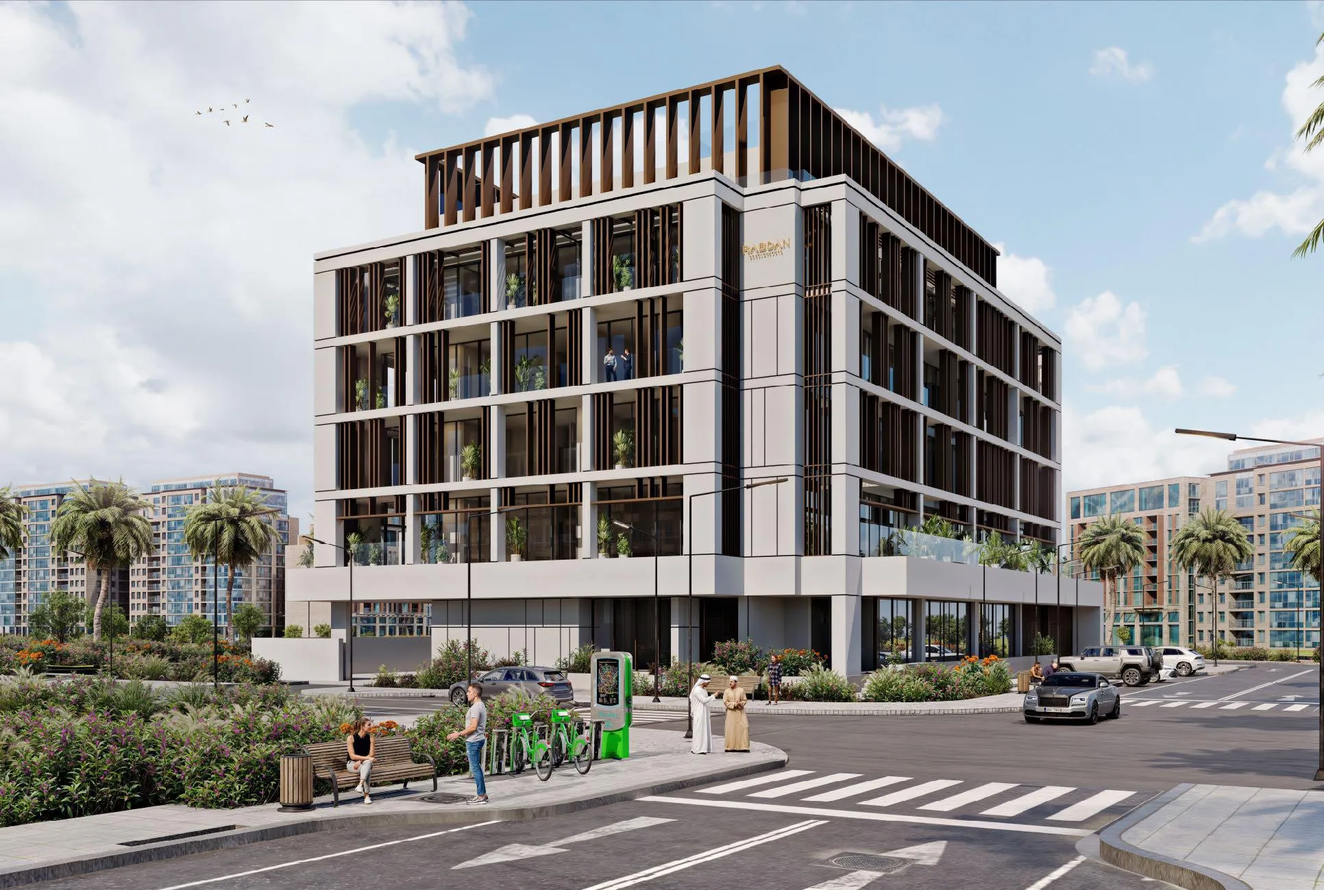 Rabdan Square, image 4 of 25. Render supplied by developer.