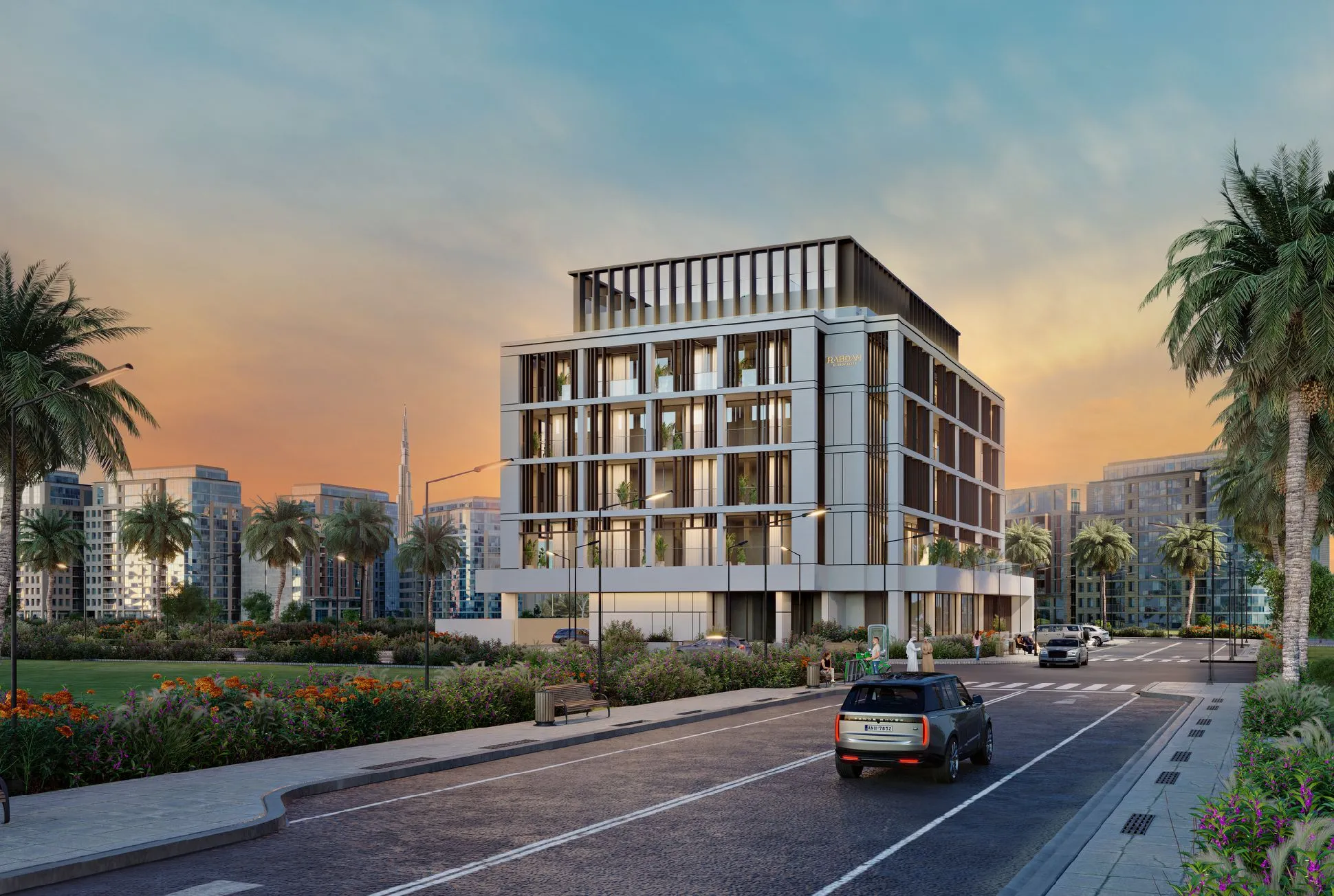 Rabdan Square, image 6 of 25. Render supplied by developer.