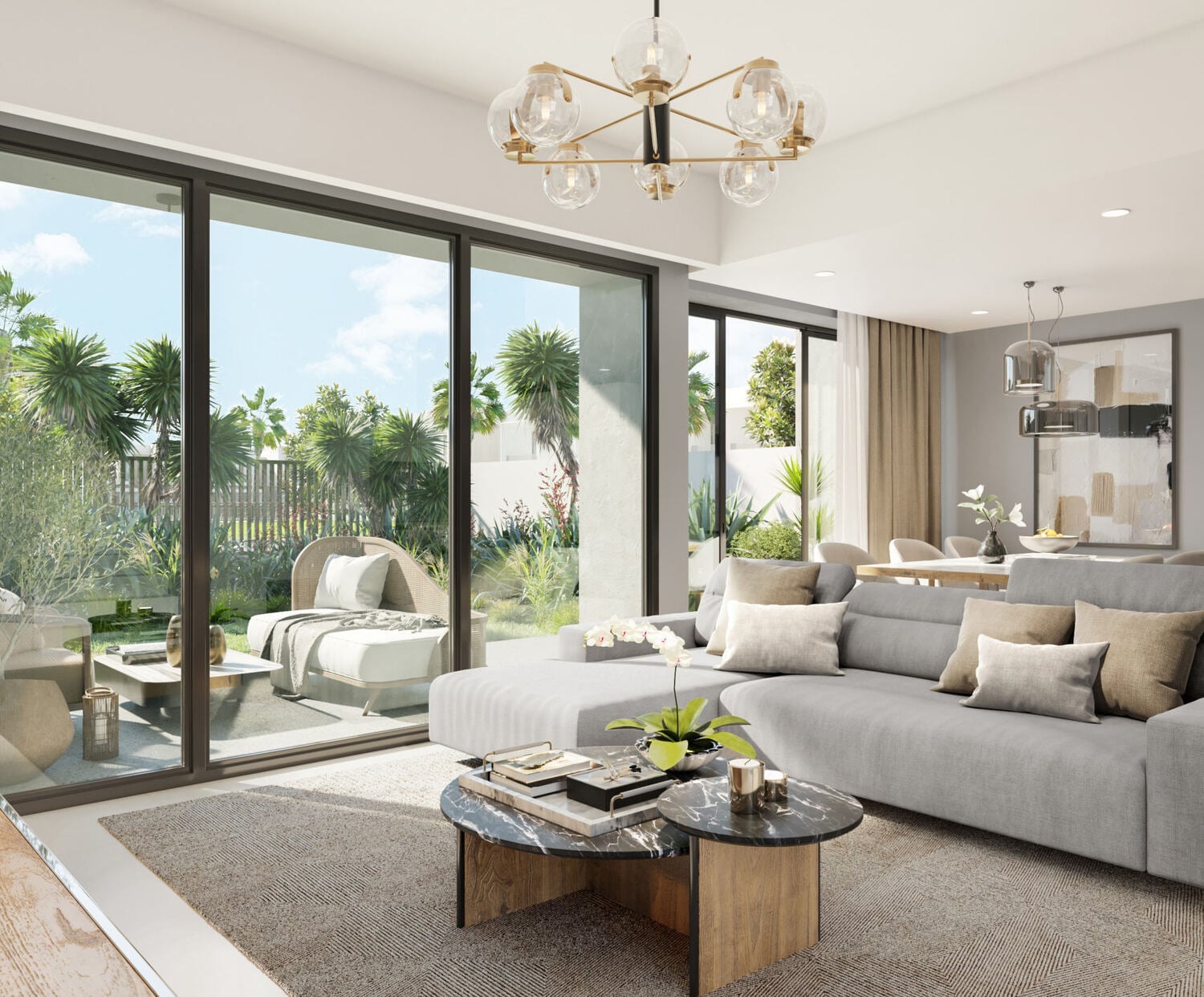 Maha Townhouses by Nshama, image 4 of 6. Render supplied by developer.