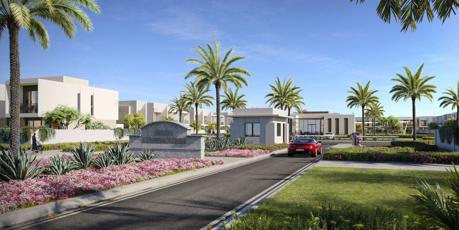 Maha Townhouses by Nshama, image 2 of 6. Render supplied by developer.