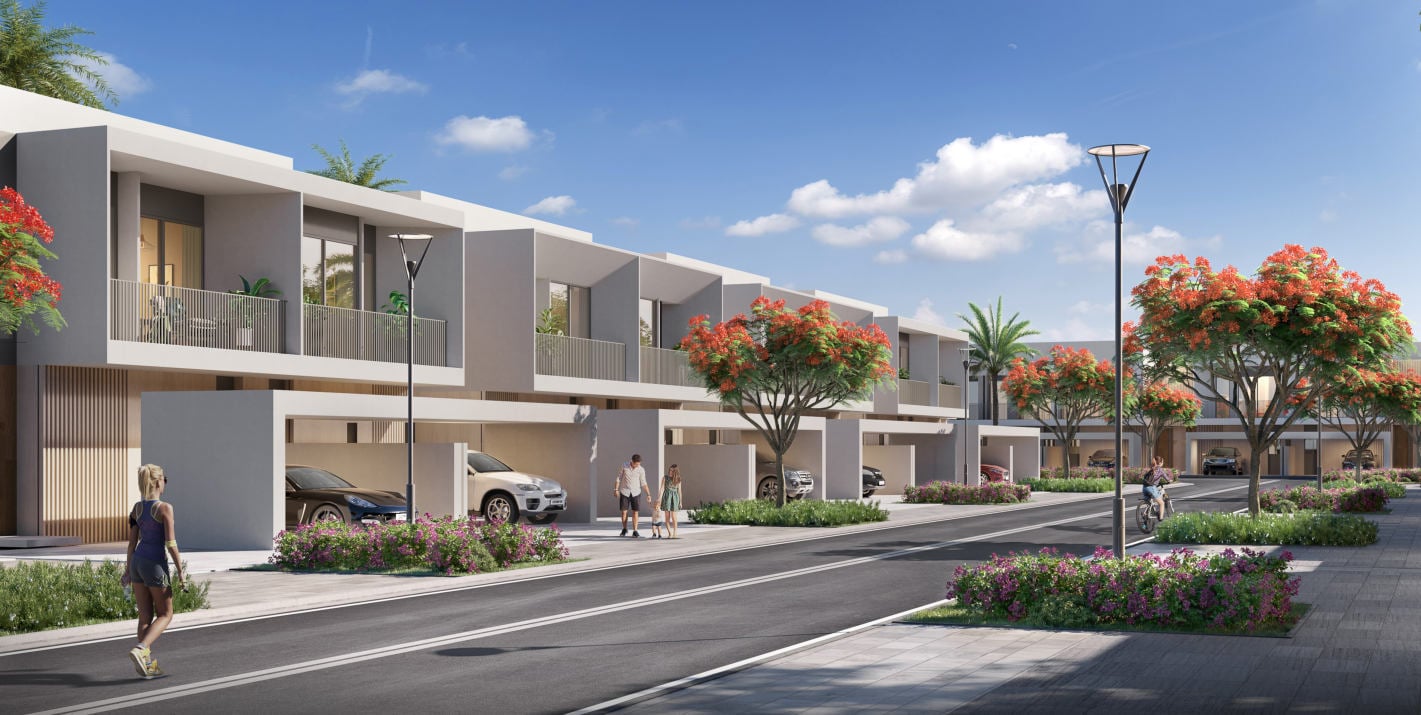 Maha Townhouses by Nshama, image 3 of 6. Render supplied by developer.