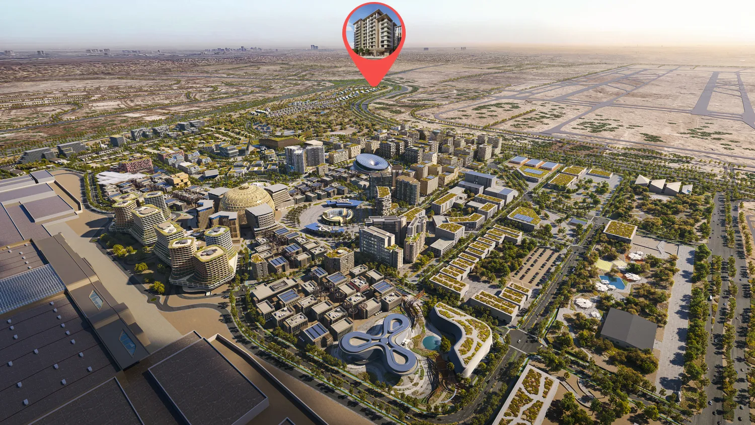 Expo Valley Views - Roudah, image 9 of 9. Render supplied by developer.