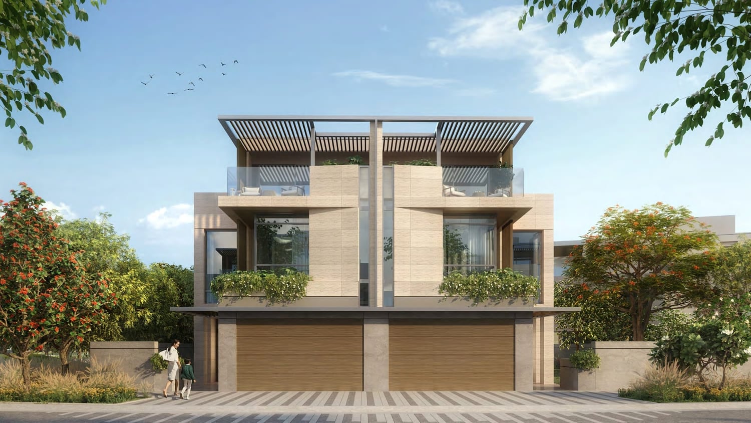 Amara by Majid Al Futtaim, Tilal Al Ghaf. Render supplied by developer.