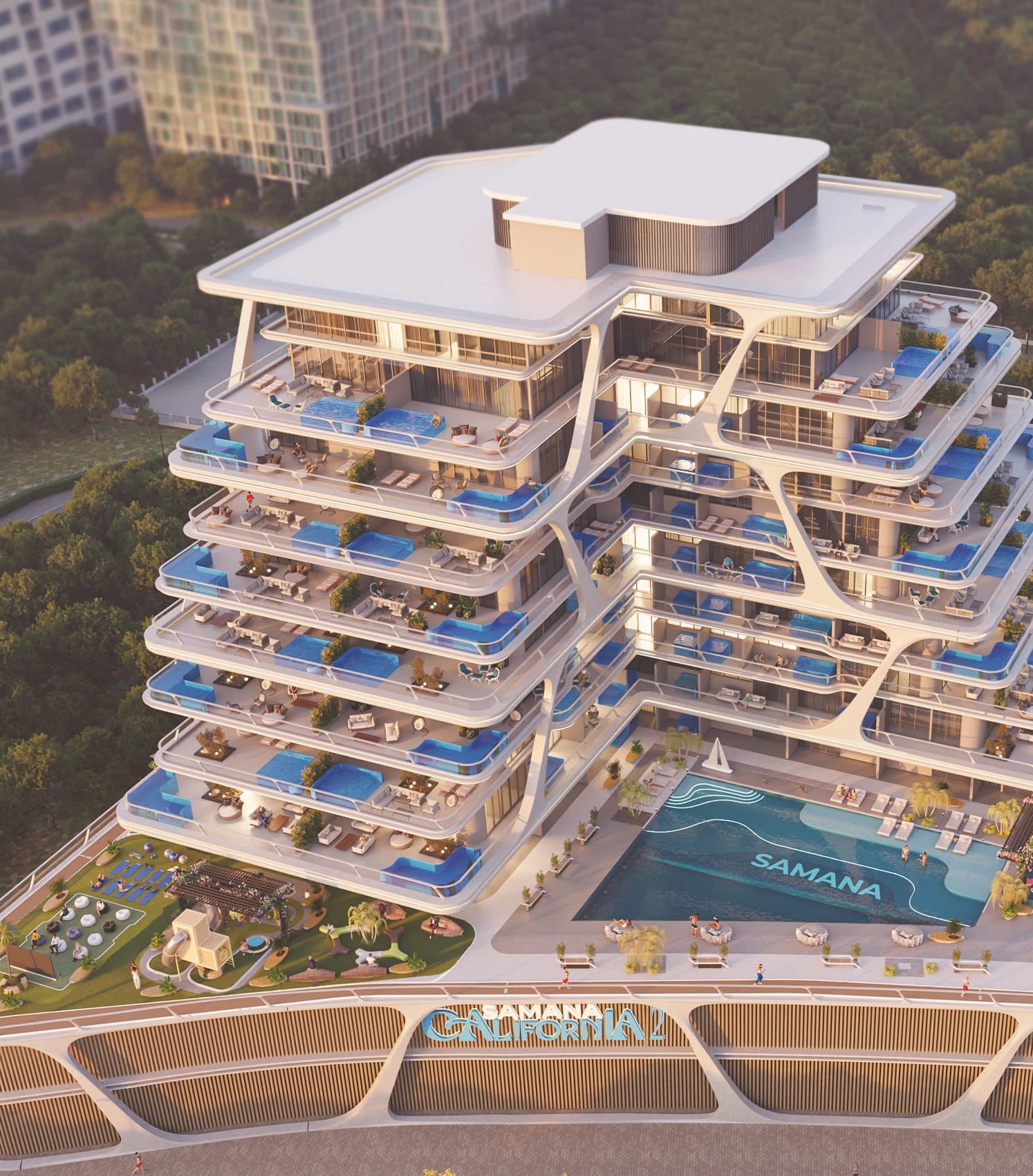 Samana California Phase 2, image 1 of 16. Render supplied by developer.