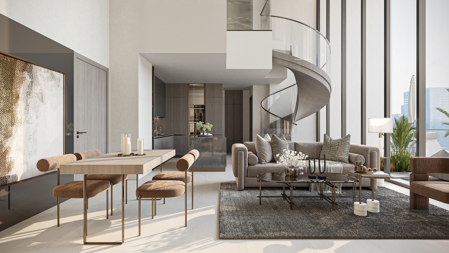 One Park Central by IMAN Developers, image 6 of 10. Render supplied by developer.