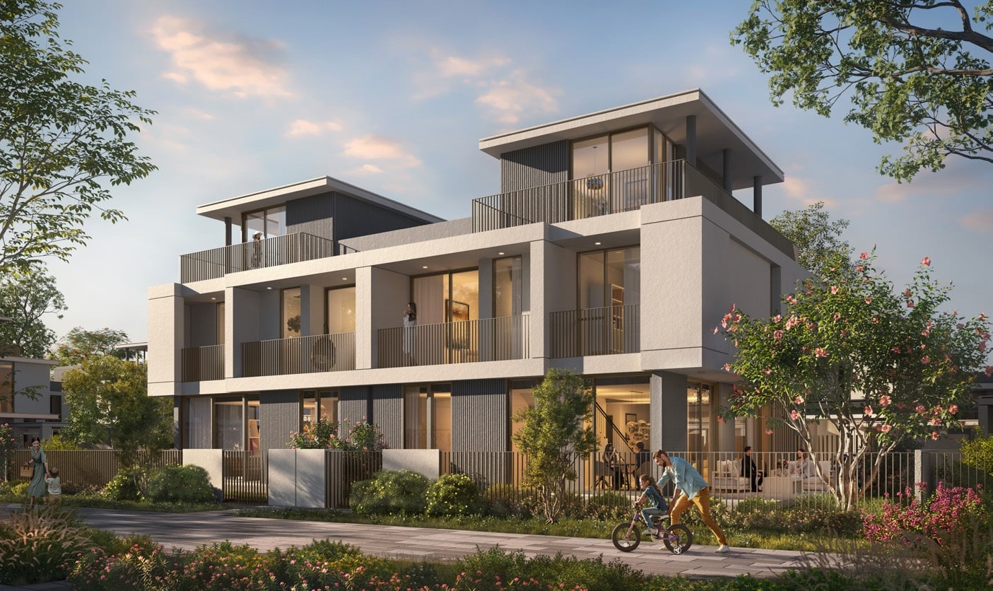 Avena at The Valley by Emaar, image 1 of 9. Render supplied by developer.