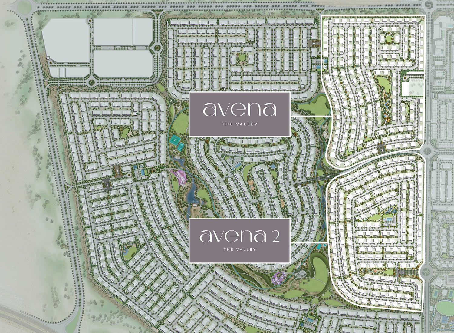 Avena at The Valley by Emaar, image 9 of 9. Render supplied by developer.