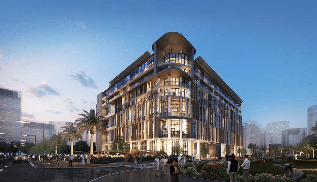 Oasis Two by Reportage, Masdar City. Render supplied by developer.