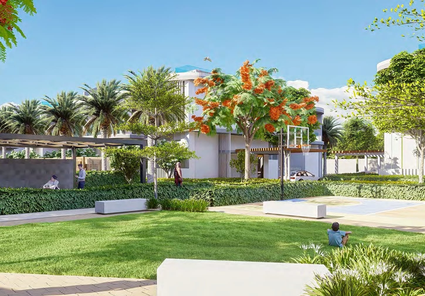 Murjan Al Saadiyat by AMS Real Estate Management, Saadiyat Island. Render supplied by developer.