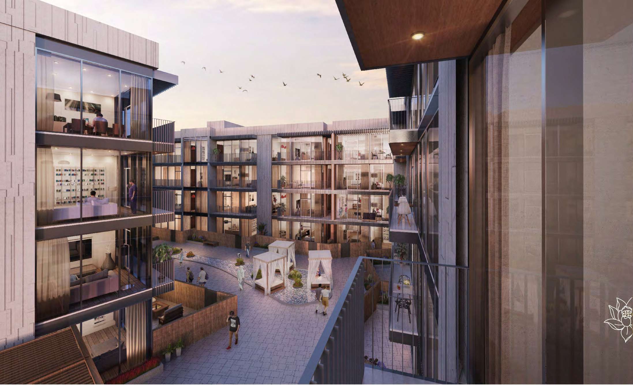 Q Gardens Boutique Residences by AYS Developers, image 1 of 9. Render supplied by developer.