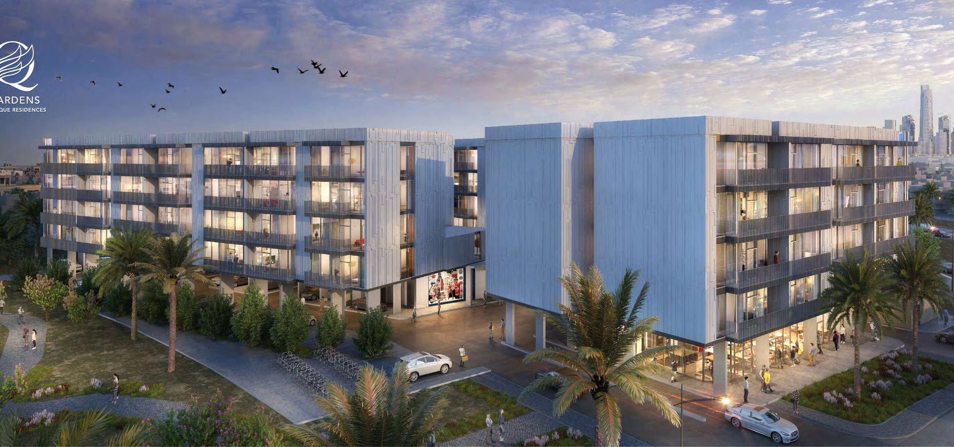 Q Gardens Boutique Residences by AYS Developers, Arjan. Render supplied by developer.