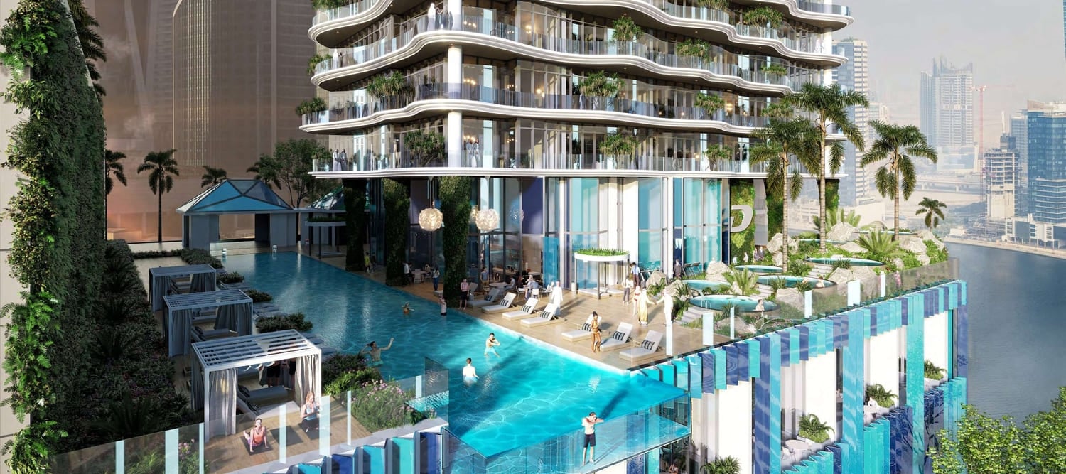 Chic Tower by Damac, image 2 of 15. Render supplied by developer.
