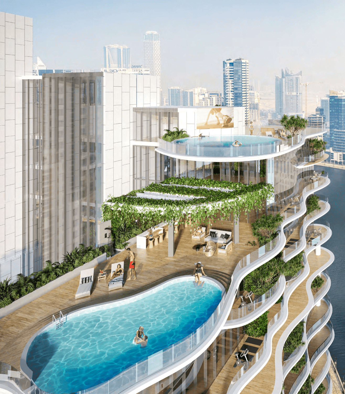 Chic Tower by Damac, image 3 of 15. Render supplied by developer.