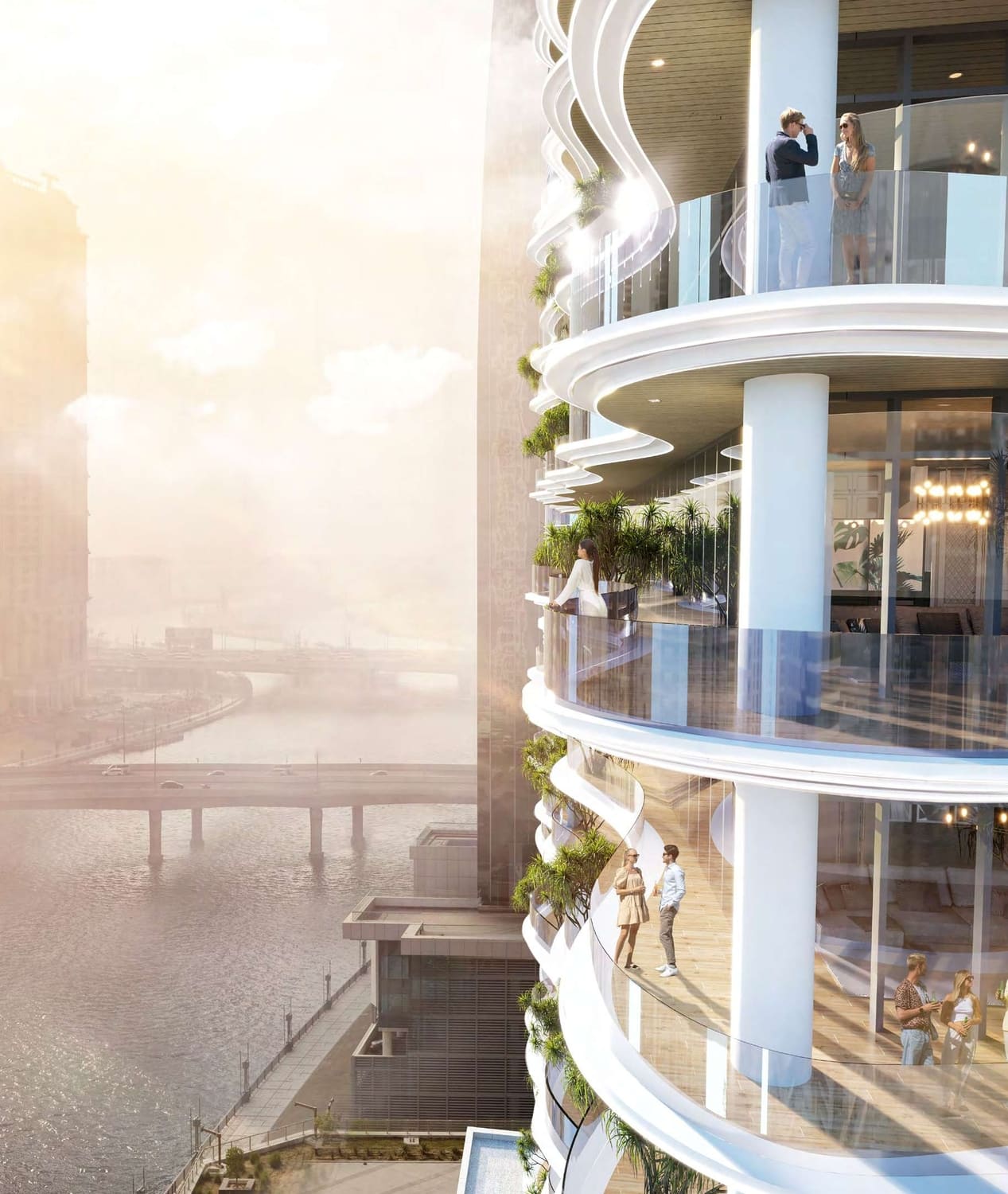 Chic Tower by Damac, image 4 of 15. Render supplied by developer.