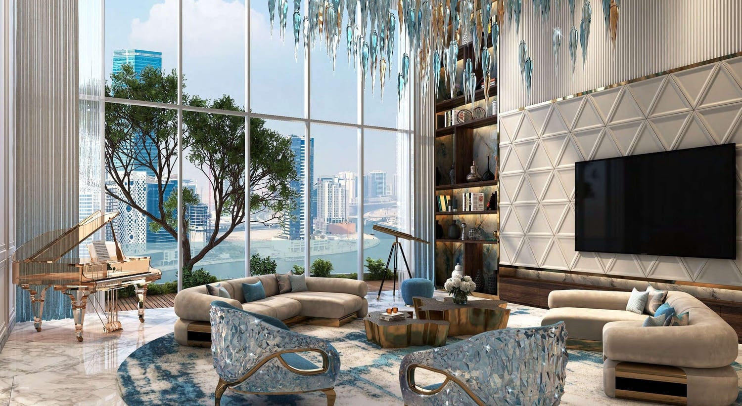 Chic Tower by Damac, image 10 of 15. Render supplied by developer.
