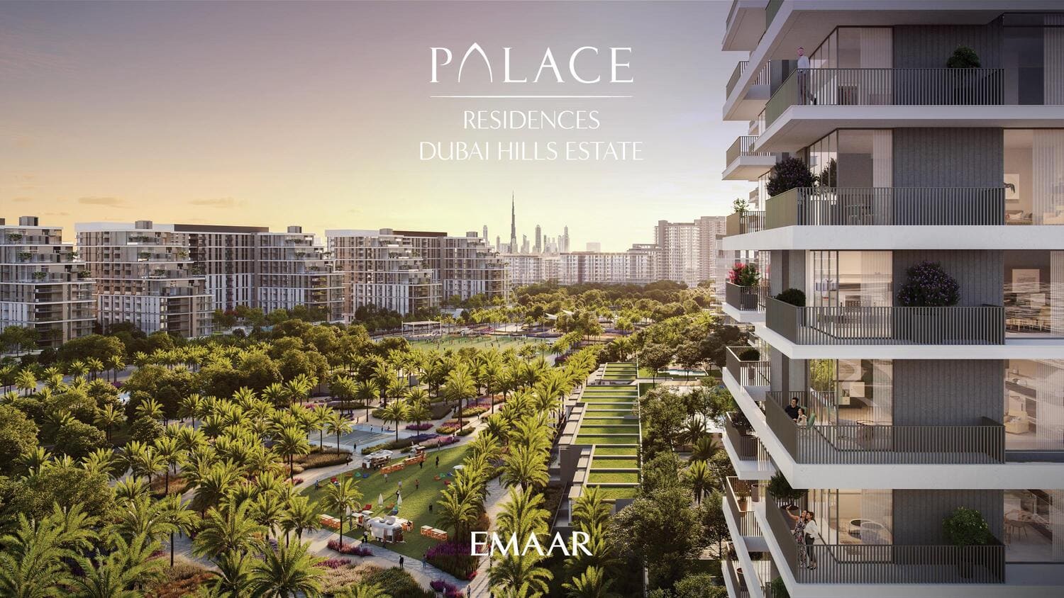 Palace Residences Dubai Hills Estate by Emaar, image 1 of 7. Render supplied by developer.