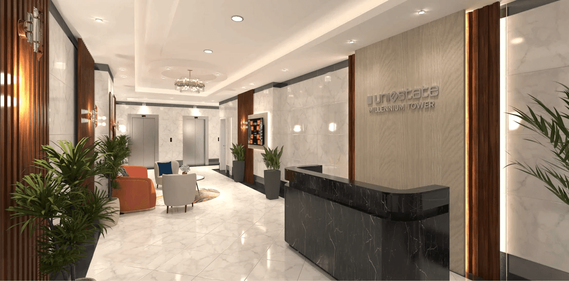 Uniestate Millennium Tower, image 6 of 6. Render supplied by developer.