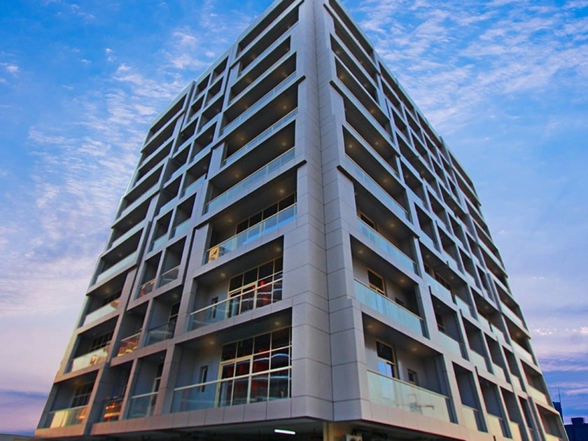 Uniestate Millennium Tower, Dubai Silicon Oasis. Render supplied by developer.