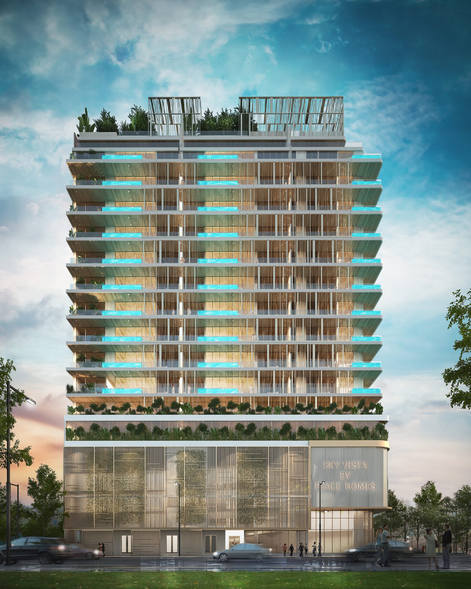 Sky Vista by Peace Homes Group, image 1 of 19. Render supplied by developer.
