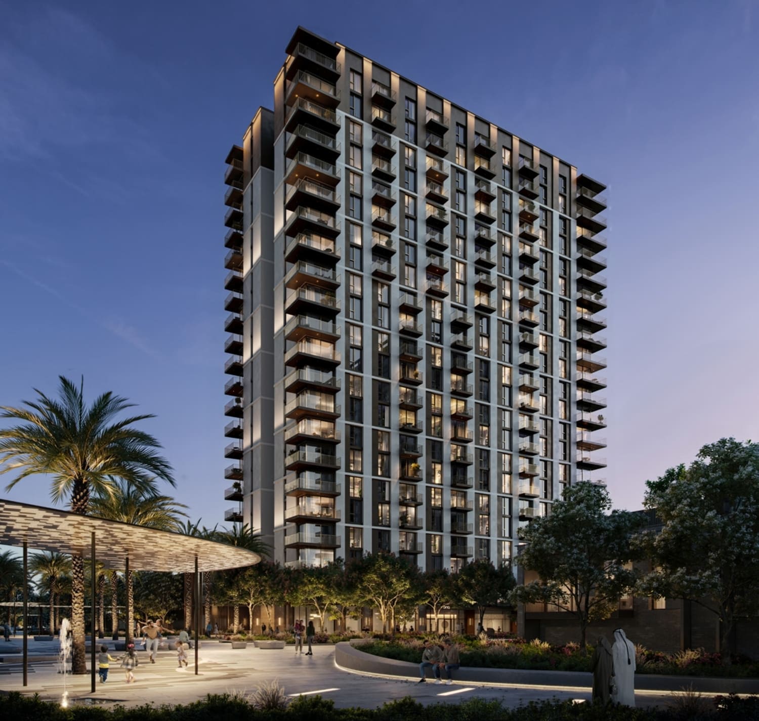 Oria by Emaar, image 1 of 7. Render supplied by developer.