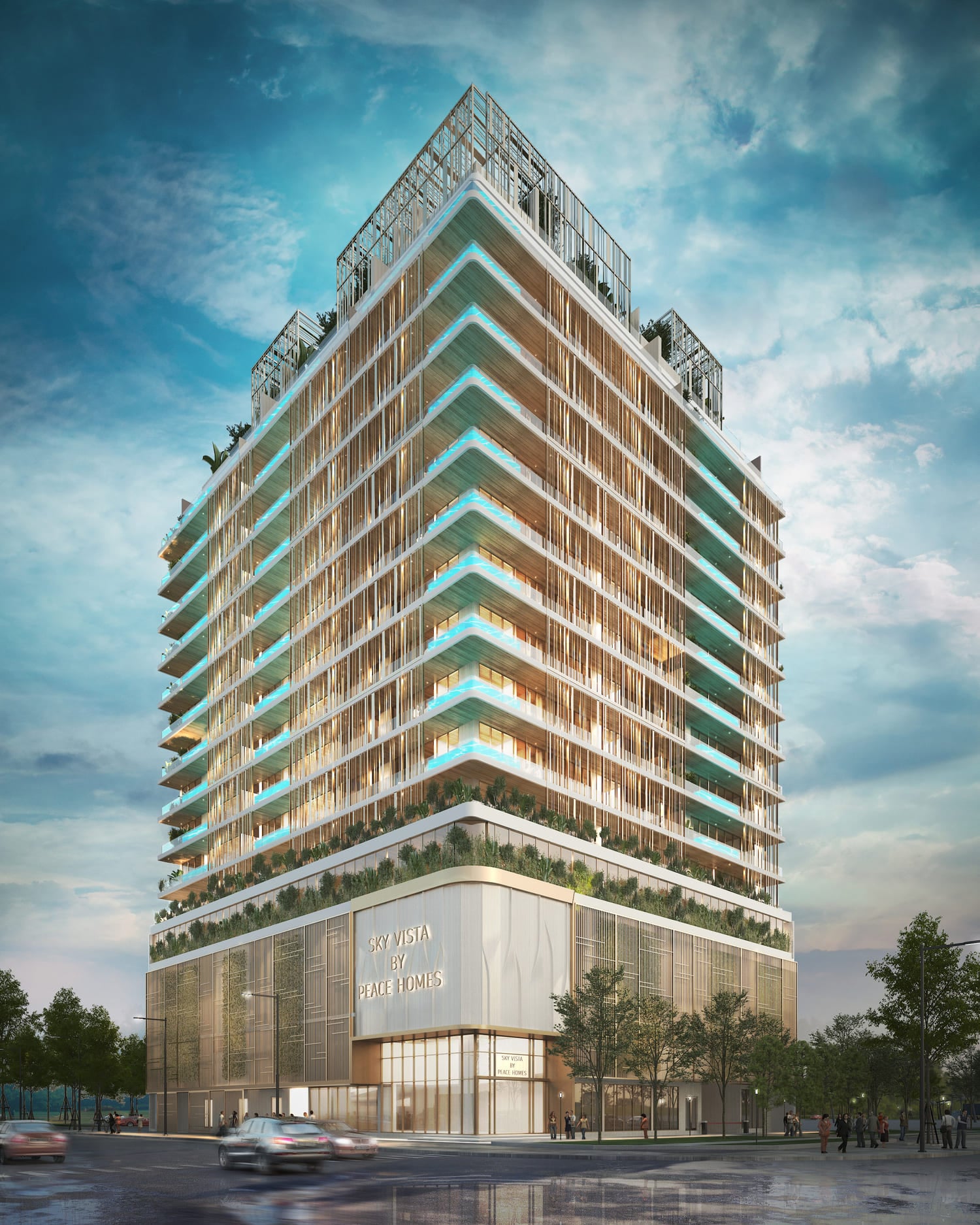Sky Vista by Peace Homes Group, image 2 of 19. Render supplied by developer.