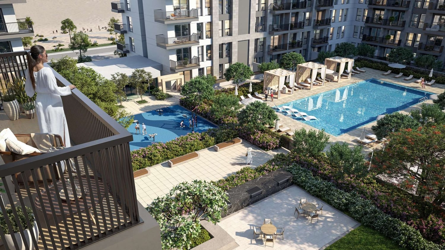 Anbar Residences by Eagle Hills, Maryam Island. Render supplied by developer.