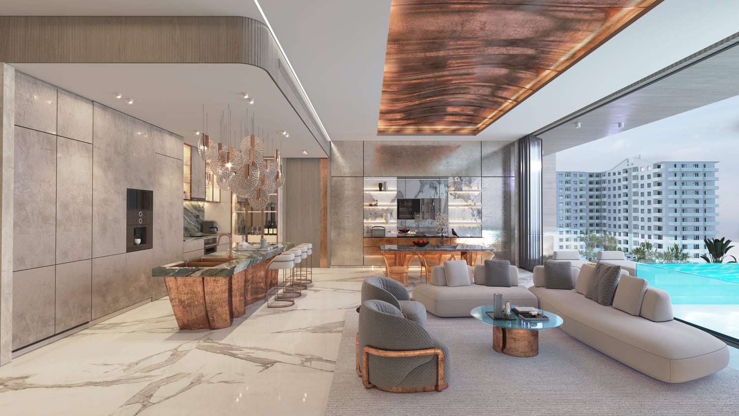 Sky Vista by Peace Homes Group, image 9 of 19. Render supplied by developer.